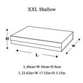 thumbnail image 4 of Geoto 23.6"×17.3"×3.15" XXL Shallow Size Luxury Rigid Foldable Magnetic Closure Collapsible Gift Packaging Boxes Wholesale(Navy Blue), 4 of 6