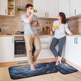 thumbnail image 7 of Moon in Clouds Kitchen Mats Set 2 Piece Non Slip Floor Foam Rugs Cushioned Soft Waterproof Carpet Runner for Dining Room Bathroom Laundry, 7 of 7