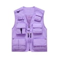 thumbnail image 1 of Gilet Utilitaire pour Femmes, Gilet Léger pour l'Extérieur, Gilet de Photographie Multi-Poches, Haut Matelassé Décontracté à Col en V, Pièce Confortable pour la Randonnée, Usage Quotidien, 1 of 3