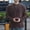(Casual 45)Brown, variant on DayScoop Mens T-Shirt Casual T Shirt Long Sleeve Fall Solid Color Winter Warm Round Neck Half Button Pocket Fitness Sports Pullover Slim Tops