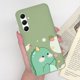 thumbnail image 1 of Funda de teléfono para Samsung Galaxy A34 A 34 5G, bonita Funda protectora A prueba de golpes, mate, dinosaurio, corazón de amor, parachoques Fivean unisex, 1 of 2