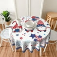 thumbnail image 6 of 4th of July Patriotic Round Tablecloth 60 Inch Waterproof Polyester Cover for Dinner, Kitchen Parties Celebrate Independence Day in Style, 6 of 6