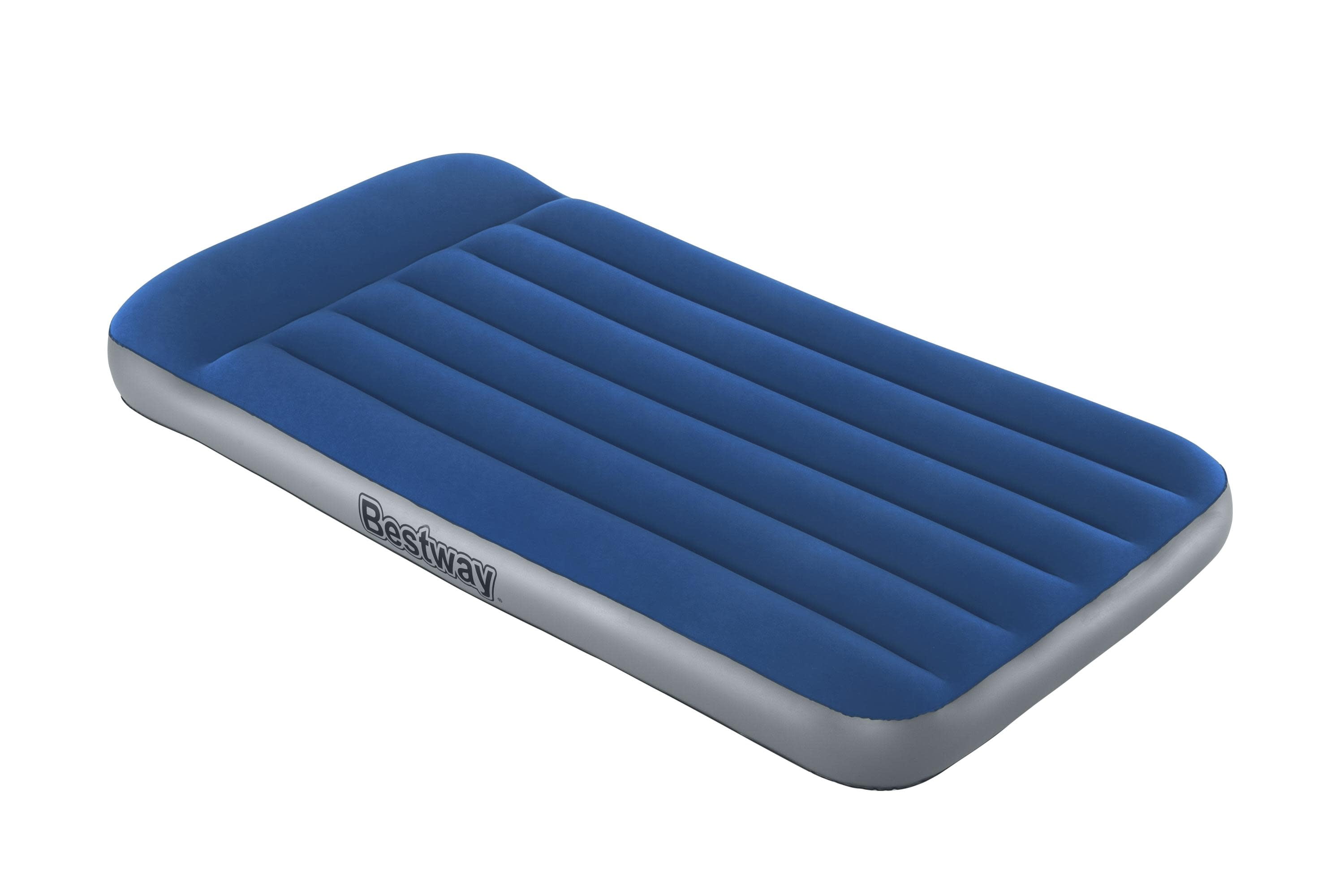 12" Air Mattress w/ Built-in Pump & Repair Patch Inflatable Soft-Top Airbeds 