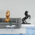 thumbnail image 2 of Escultura De León Y Caballo Majestuoso, Figura Artística Coleccionable, Adorno De Mesa, Estatua Decorativa Para Oficina, Hogar, Estantería, Paisaje, Dormitorio, Regalo De Cumpleaños., 2 of 8