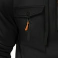 thumbnail image 6 of Evdexr Tactical Pullover Men Quarter Zip Big and Tall Hoodies Fall Drawstring Long Sleeve Gym Hoody Winter Multiple Pockets Military Loose Fit Hoodie Black S, 6 of 7