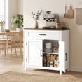 thumbnail image 2 of HOMCOM Buffet Bahut de Style Ferme Moderne avec Tablette Ajustable, 2 of 10