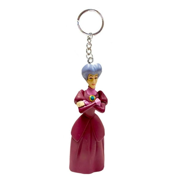 Lady Tremaine Stepmother Key Ring Keychain Ornament Cinderella Figure Charm PVC