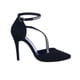 thumbnail image 2 of Zapatilla Mujer Pulcera Con Glitter Formales Casuales Tipo Ante Negros Cómodos 024D3J negro 23 Love Clasben 024D3J, 2 of 7