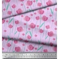thumbnail image 2 of Soimoi Cotton Cambric Fabric Leaves & Floral Clip Art Printed Fabric 1 Yard 42 Inch Wide, 2 of 3