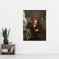 thumbnail image 2 of Van Beveren Portrait Of Louis Royer Painting Extra Large XL Wall Art Poster Print, 2 of 3