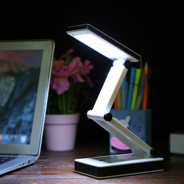 Lámpara móvil LED COB XianweiShao escritorio plegable 3 niveles de brillo