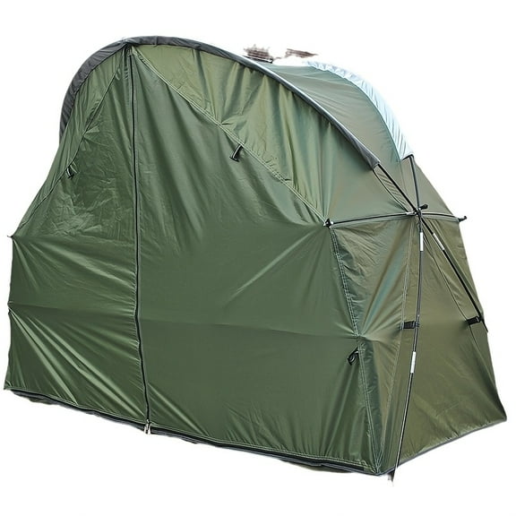 Portable 1-Person Camping Tent - Durable 210D Oxford Fabric, All-Season Shelter with Travel Bag - Compact for Bicycle Storage, Sun Protection - Lightweight Adventure Gear