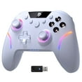 thumbnail image 1 of EasySMX X20 Wireless Gaming Controller-2 way trigger, RGB Backlit, 1000Hz Polling Rate, 6-Axis Gyro, Mech Buttons-for PC/Switch/Steam/Android, 1 of 14