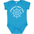 thumbnail image 3 of Inktastic Grandpas First Mate Sailing Nautical Boys Boys Baby Bodysuit, 3 of 5