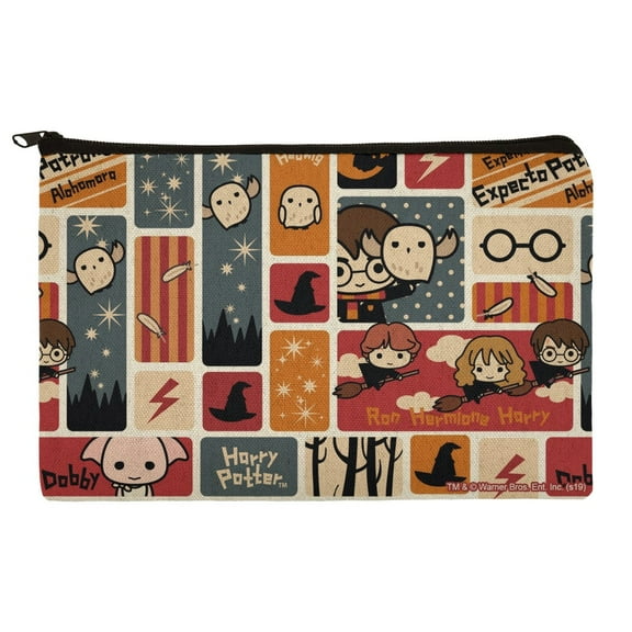 Harry Potter Cute Chibi Pattern Pencil Pen Organizer Zipper Pouch Case