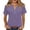 #03Purple, variant on Women's Relaxed Fit Short Sleeve V Neck Henley Tops Button Front Casual T Shirts Everyday Outfit Tees for Work From Home Coffee Run Grocery Shopping Yellow L