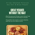 thumbnail image 4 of Green Giant Crispy Smashed Potatoes, Sea Salt & Black Pepper, 12 oz Box (Frozen Vegetables), 4 of 9