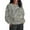 #25_Gray, variant on Women's Fleece Hoodies Zip Up Coats Sherpa Lined Hoodie Hooded Sweatshirts Coat Winter Warm Jackets with Pockets Casual Tops Solid Blouses