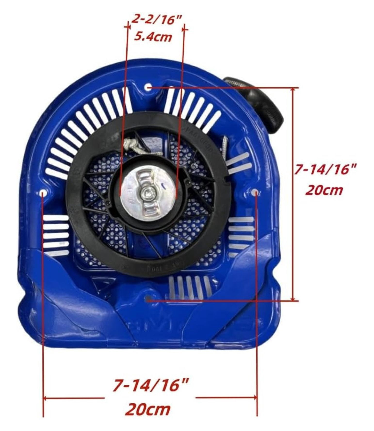 Recoil Starter Assembly with Bolts for DuroMax Dual Fuel & Tri-Fuel Generators XP10000EH XP10000HX XP12000EH XP12000HX XP13000HX XP13000EH XP13000HXT XP15000HX XP15000HXT (Non-Inverter Models)