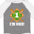 thumbnail image 4 of Inktastic 1st Birthday Baseball Party Boys Boys Long Sleeve Baby Bodysuit, 4 of 5
