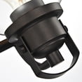thumbnail image 5 of CHLOE Janice Contemporary 3 Light Rubbed Bronze Bath Vanity Fixture 26" Width, 5 of 7