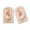 A, variant on Silicone Ear Model for Piercing Practice and Jewelry Display Realistic Left and Right Human Ear Simulation Ears Replicas