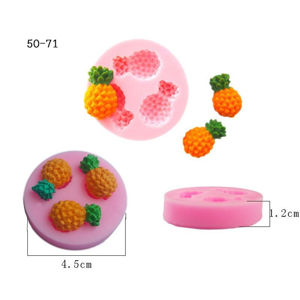 Kawaii Fruit Silicone Mold-Fruit Grapes Resin Mold-Watermelon Peach Pineapple Strawberry Mold-Fruit Earrings Mold-Epoxy Resin Art Mold