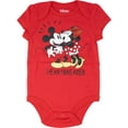 thumbnail image 3 of Disney Mickey Mouse Donald Duck Minnie Mouse Newborn Baby Girls 5 Pack Bodysuits Newborn to Infant, 3 of 5