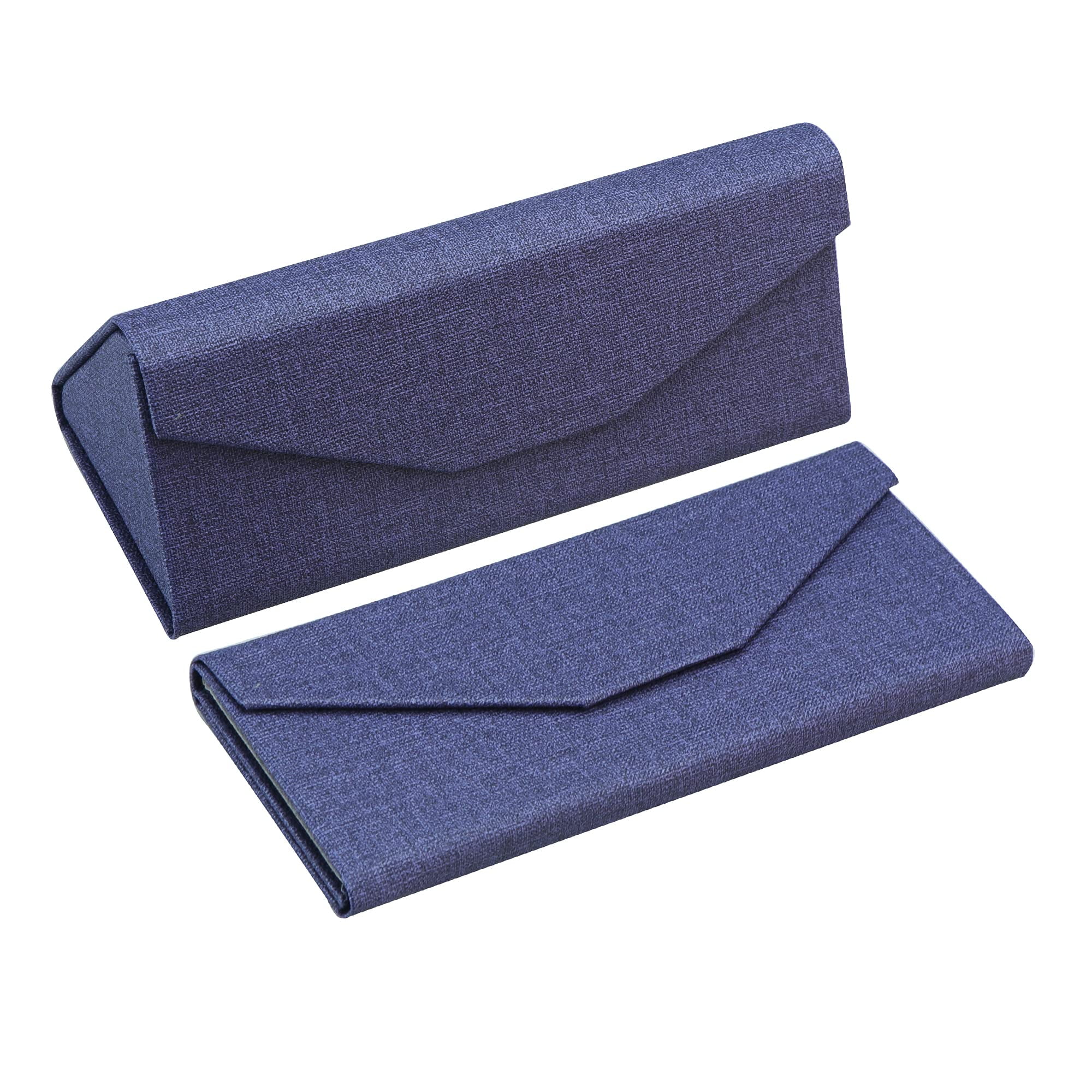 2 Pack Eyeglass Case Hard Shell with Foldable Design Portable Sunglass Case for Glasses Protection Lightweight Walmart