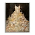 thumbnail image 4 of Stupell Industries Detailed Evening Gown Dress Text Collage Butterflies Framed Wall Art, 11 x 14, Design by Marta Wiley, 4 of 5