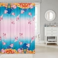 thumbnail image 2 of Cute Axolotl Kids Shower Curtains,Cartoon Salamander Ocean Animals Bathroom Curtains for Boys Girls Adults,Coral Seaweed Marine Pink Blue Chic Waterproof Curtains,12 Hooks Suits,72" W x 72" L, 2 of 6