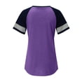 thumbnail image 4 of Gerichy Womens Summer Tops, Summer Short Sleeve Tops for Women Color Block Casual Tunic Crew Neck Striped T Shirts Women Tops, 4 of 6