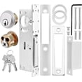 thumbnail image 1 of shiyou-Storefront Mortice Hook Door Lock,Mortise Lock Set Interior Door Without Skeleton Key,Commercial Door Locks Mortise Cylinder,Storefront Mortice Hook Door Lock(Size:6.85x1x1.77inch), 1 of 4