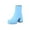 Blue, variant on asdoklhq Womens Waterproof Work Boots,Solid Color Thick High-heeled Women's Boots Ankle Boots