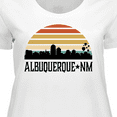 thumbnail image 4 of Inktastic Albuquerque New Mexico Skyline Women's Plus Size T-Shirt, 4 of 5