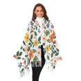thumbnail image 3 of FORMRS Womens Scarf Winter Soft Long Big Warm Shawls Wrap Tassel Scarves, Retro Colorful Flowers, 3 of 9