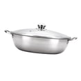 thumbnail image 4 of Ol Caliente de material acero Inoxidable Inducción De Utensilios De Cocina partidos Gemelos Ol Caliente De Ovejas Pequeñas UNA perfecl Olla caliente de acero inoxidable, 4 of 8
