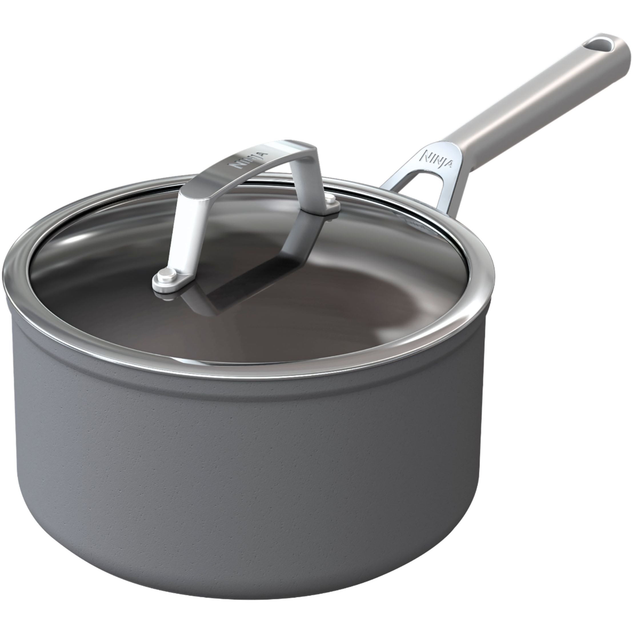 Ninja Foodi NeverStick 13 Piece Cookware Set NonStick Pots and Pans Slate Grey Walmart