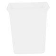 thumbnail image 2 of Household Cleaning Container White Plastic Utility Basket with Ergonomic Handle Compact Storage Solution 1Set, 2 of 5