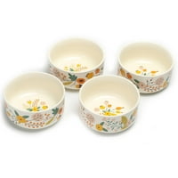 Mainstays 4pc Harvest Floral Bowl Set