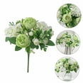 thumbnail image 7 of Artificial Flowers Kingtowag, 6-Pronged Forest Hydrangea Peony Rose Red, 1 Bunch of Artificial Flowers, Room Decor Markdowns, Home Decor, 7 of 7