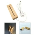 thumbnail image 4 of Base de lámpara LED de madera Base de lámpara de noche USB 3D Lámpara de 240 mm cálido Yuyangstore Mostrar luz nocturna, 4 of 8