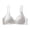 Gray, variant on Turilly Bras Womens Wireless Lace Trim Bralette With Thin Straps Soft Breathable Everyday Everyday Bras