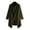 Army Green, variant on BAETEUY Men Cloak Coat with High Collar - Long Sleeve Street Style Windbreaker