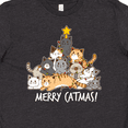 thumbnail image 4 of Inktastic Merry Catmas with Cat Tree and Yellow Star Youth T-Shirt, 4 of 5