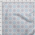 thumbnail image 3 of oneOone Cotton Flex Medium Blue Fabric Dot|Heart & Shapes Geometric Sewing Material Print Fabric By The Yard 40 Inch Wide, 3 of 4