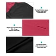 thumbnail image 5 of Little Donkey Andy Women's Quick Dry Capri 3/4 Hiking Lightweight Stretch Water-Resistant Pants Golf Casual Wine S, 5 of 7