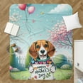 thumbnail image 4 of Happy Mother's Day Best Beagle Mom Ever Cozy Sherpa Blanket Beagles Dog Lover Gifts Idea Warm Soft Throw Blanket - 03002, 4 of 5