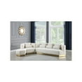 thumbnail image 5 of Meridian Furniture Marquis Cream Velvet Ottoman, 5 of 9
