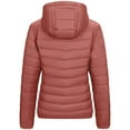 thumbnail image 2 of Patlollav Winter Womens Puffer Jacket Long Sleeve Hooded Zip Up Quilted Lightweight Down Coat with Pockets, 2 of 6